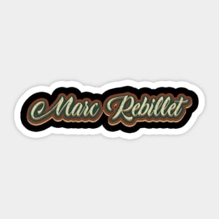 vintage tex Marc Rebillet Sticker